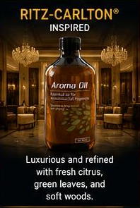Ritz-Carlton Inspired Amber Premium fragrance oil bottle