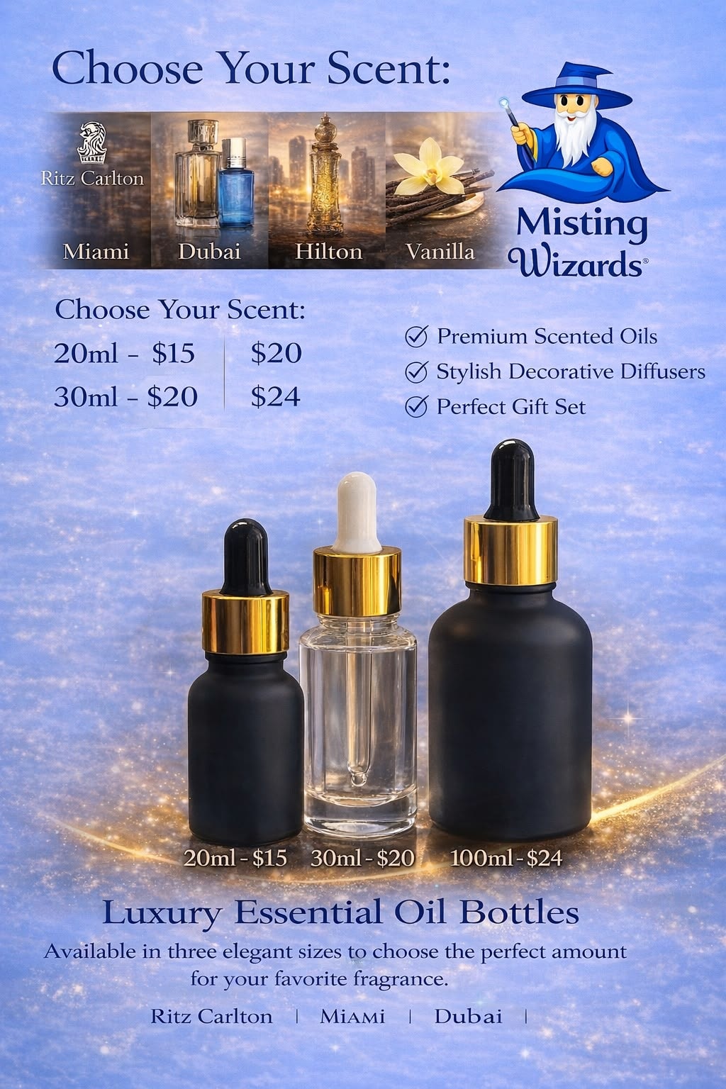 Essential Oil Bottle — Any Scent ($15 each)